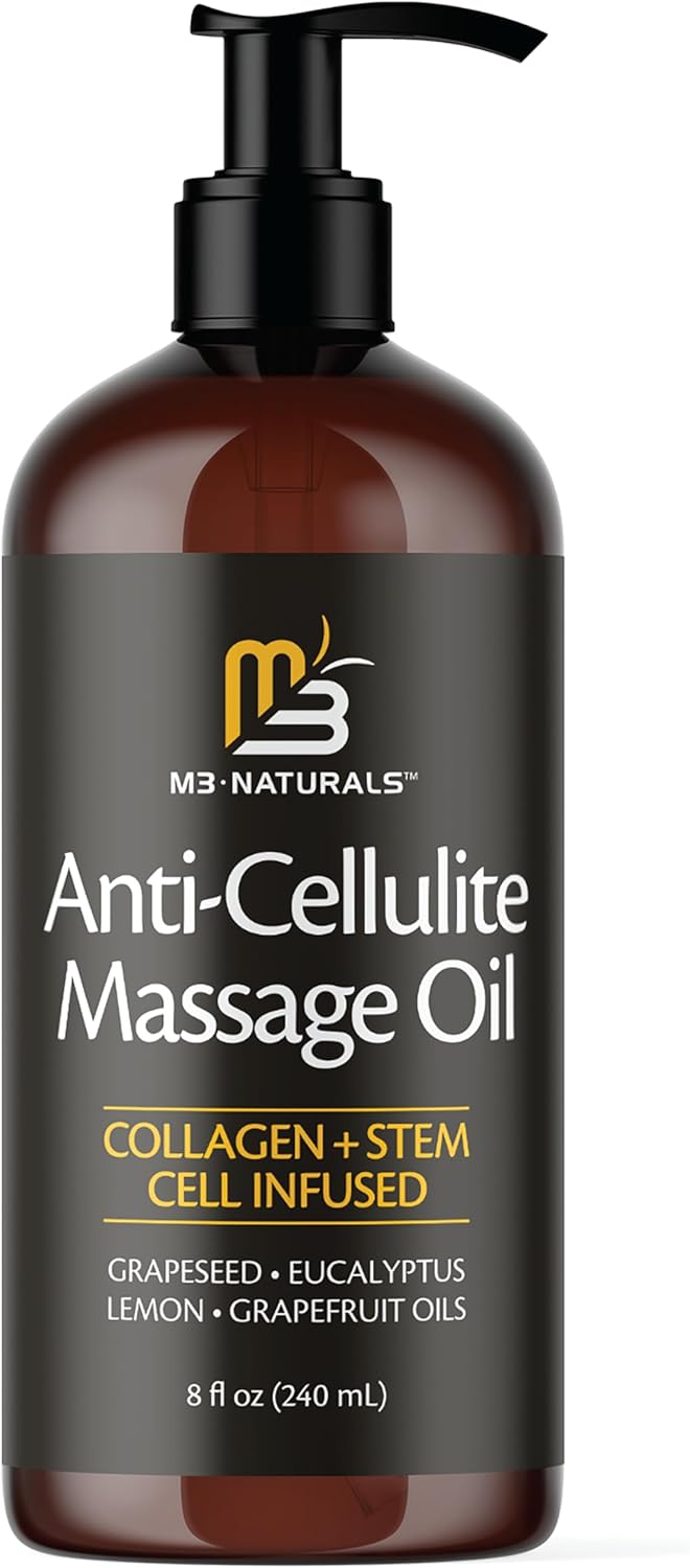 Firming Body Massage Oil with Collagen & Stem Cell – Helps Smooth The Appearance of Cellulite & Improve Skin Texture